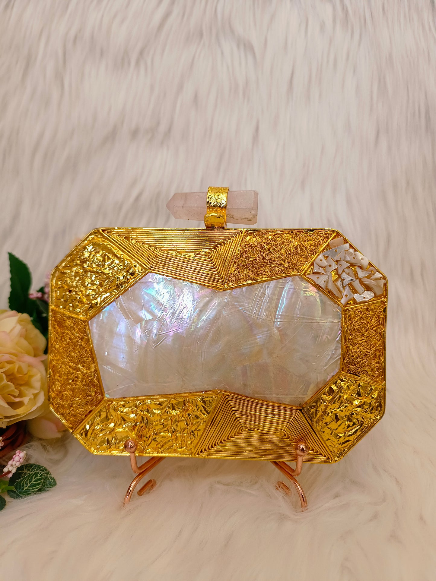Mother of Pearl Evening Clutch