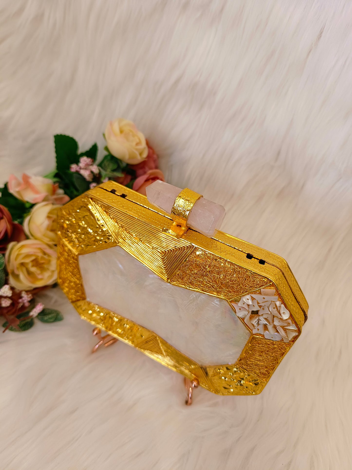 Mother of Pearl Evening Clutch