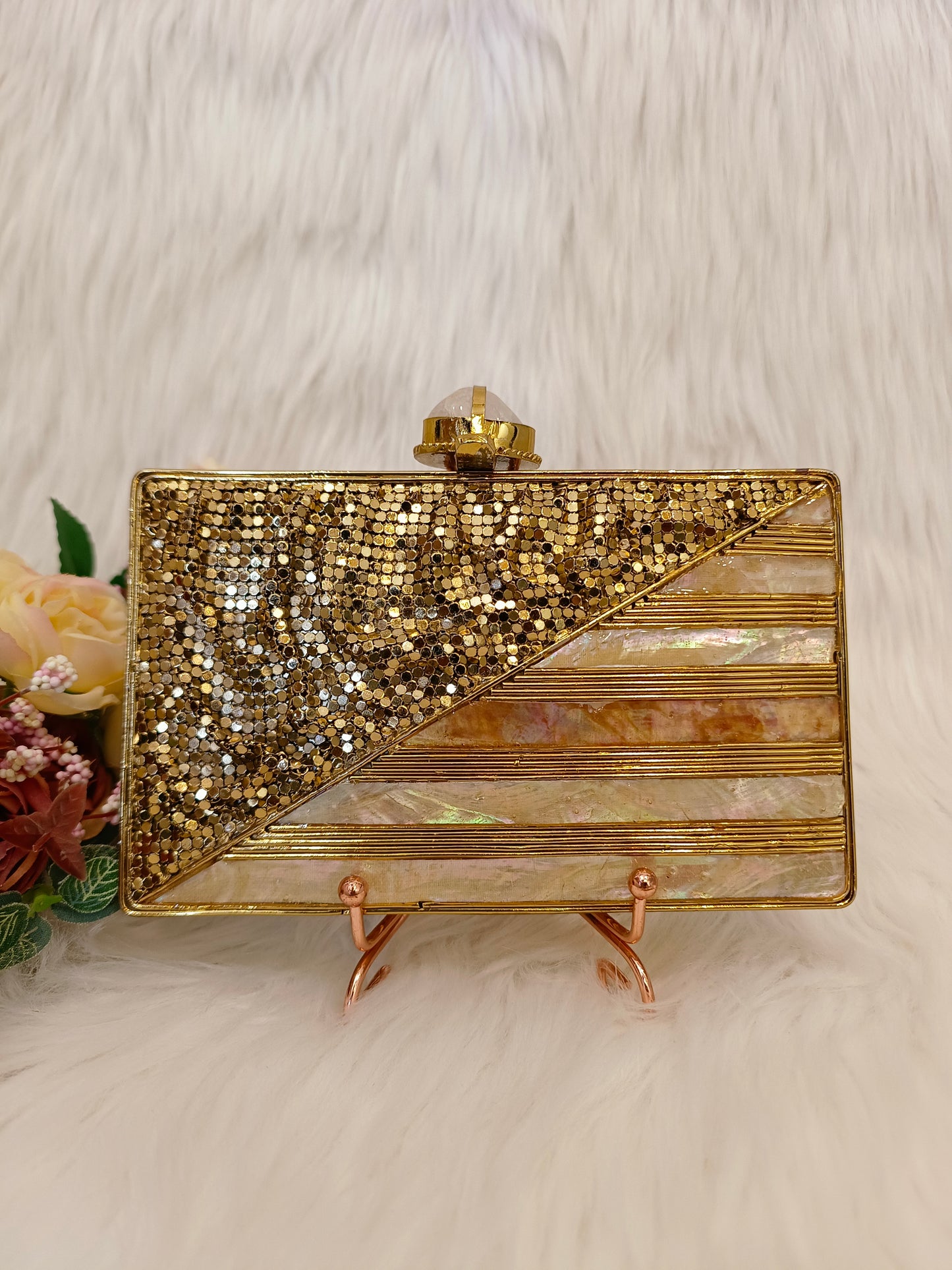 Mother of Pearl Evening Clutch