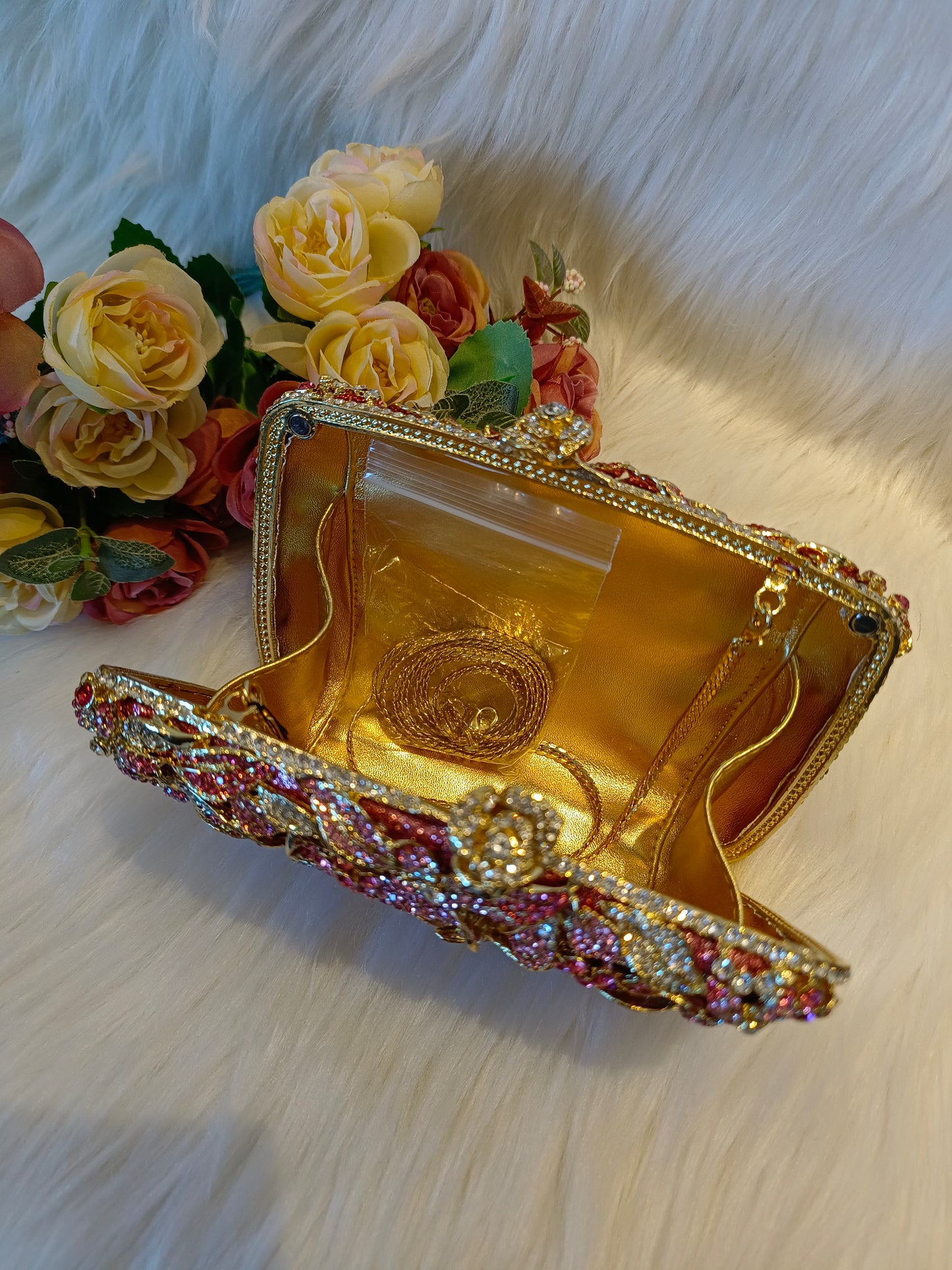 Floral Luxury Evening Clutch