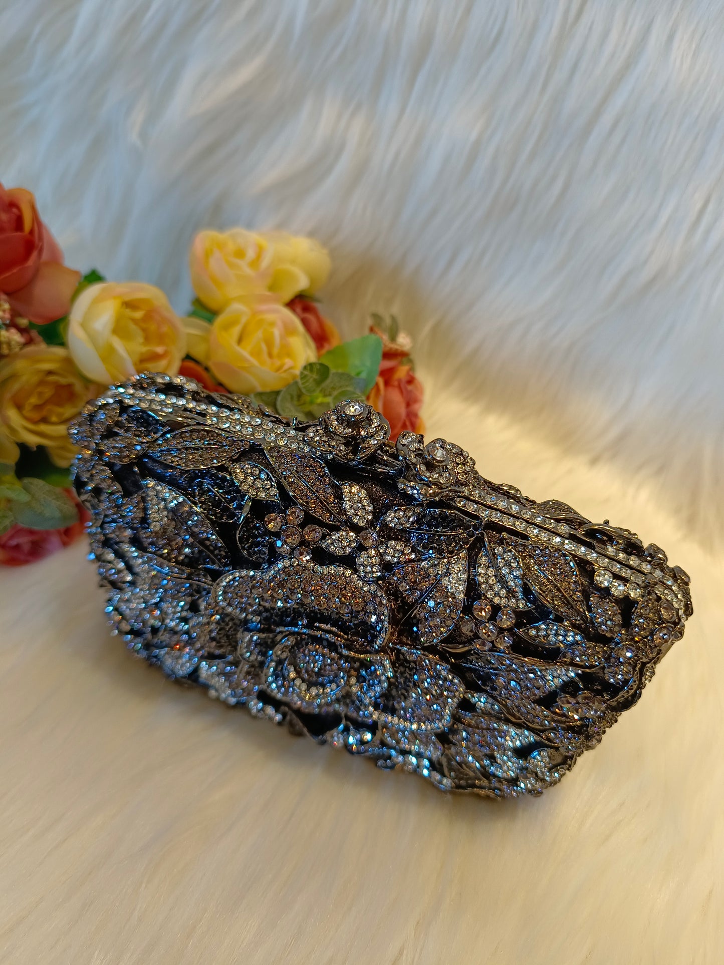 Floral Luxury Evening Clutch