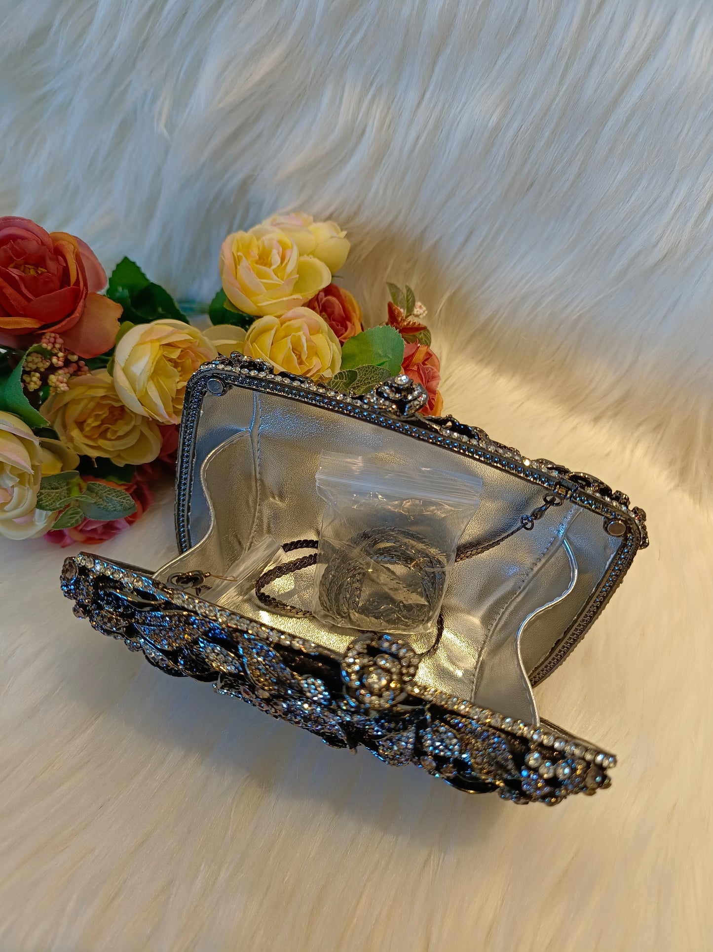 Floral Luxury Evening Clutch