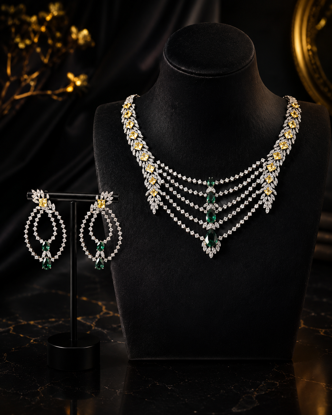 Luxury Diamond Statement Jewelry