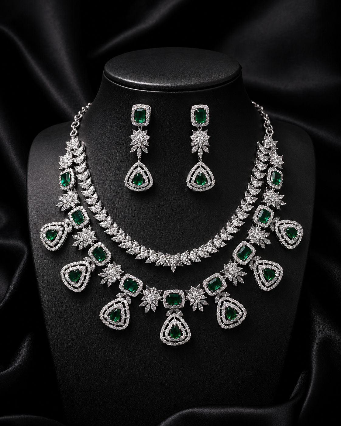 Two Layer Necklace Set