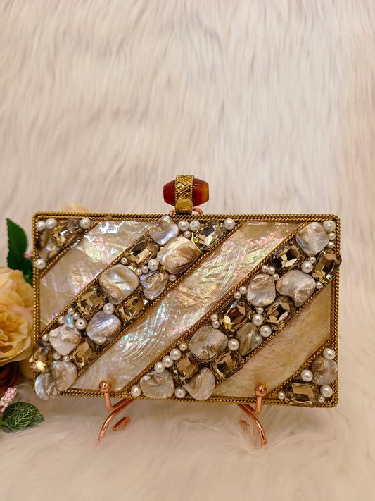 Mother of Pearl Evening Clutch