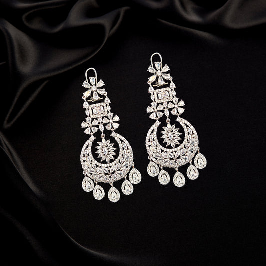 Dangling Diamond Earrings