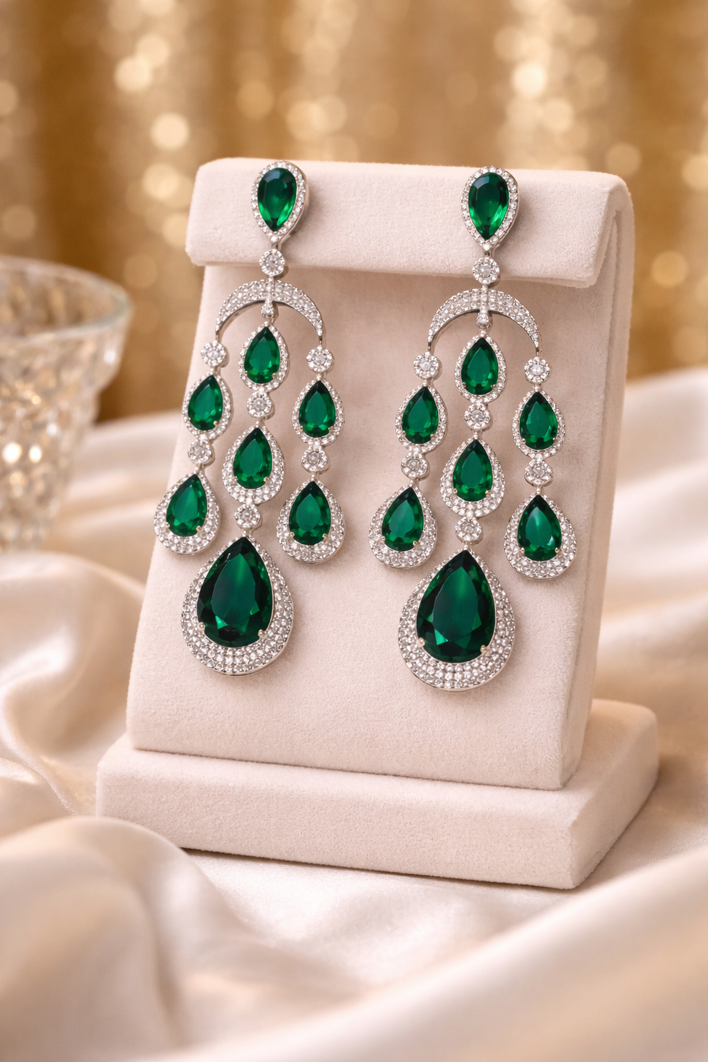 The Bold Chandelier  Earrings
