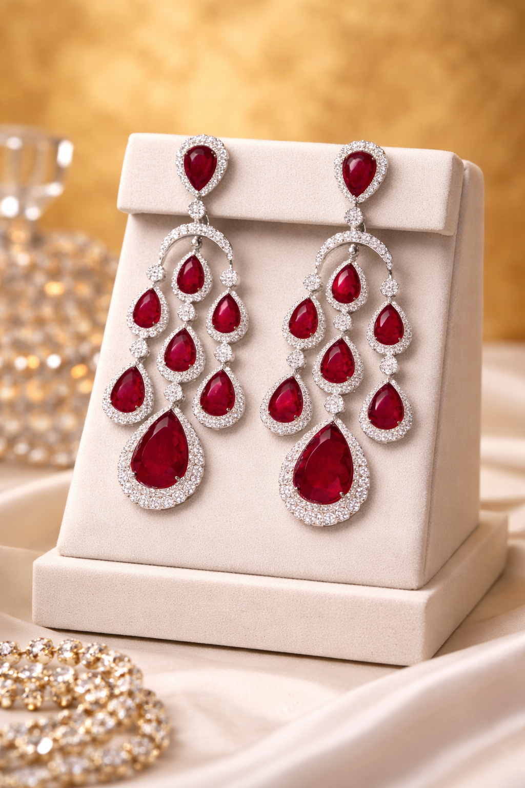 The Bold Chandelier  Earrings