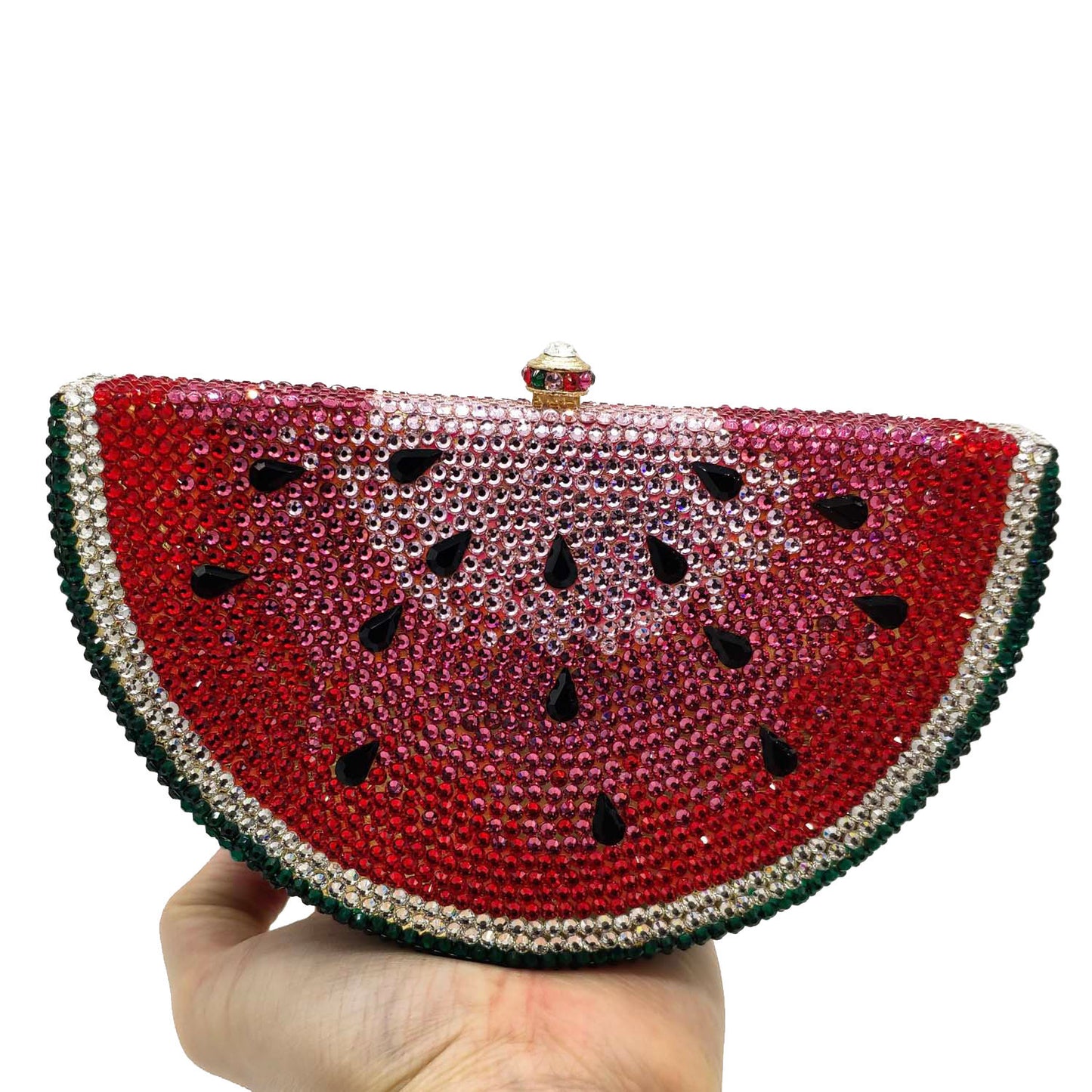 Watermelon Premium Crystal Clutch